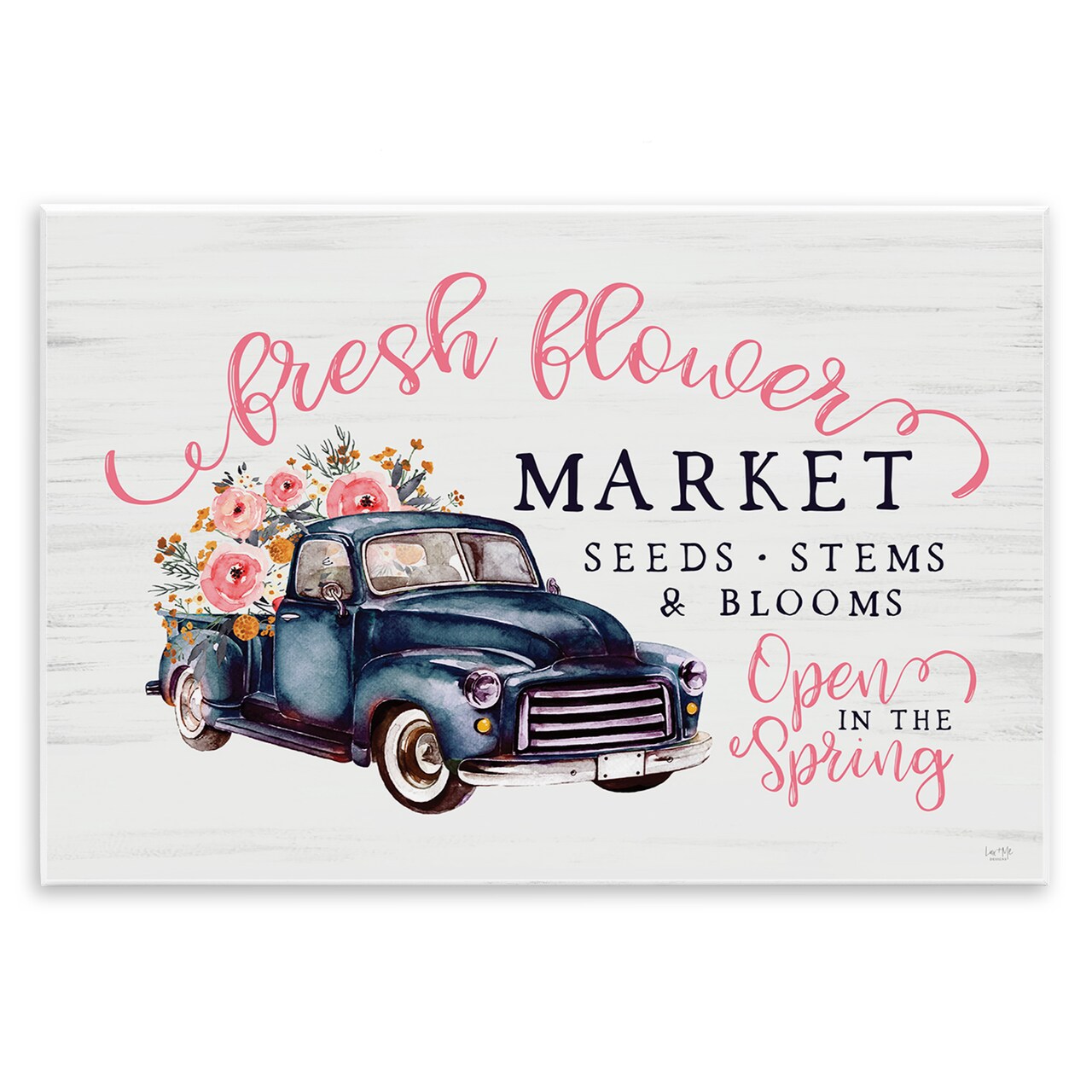 Stupell Industries Antique Spring Market Wall Plaque, design by Lux + Me Designs